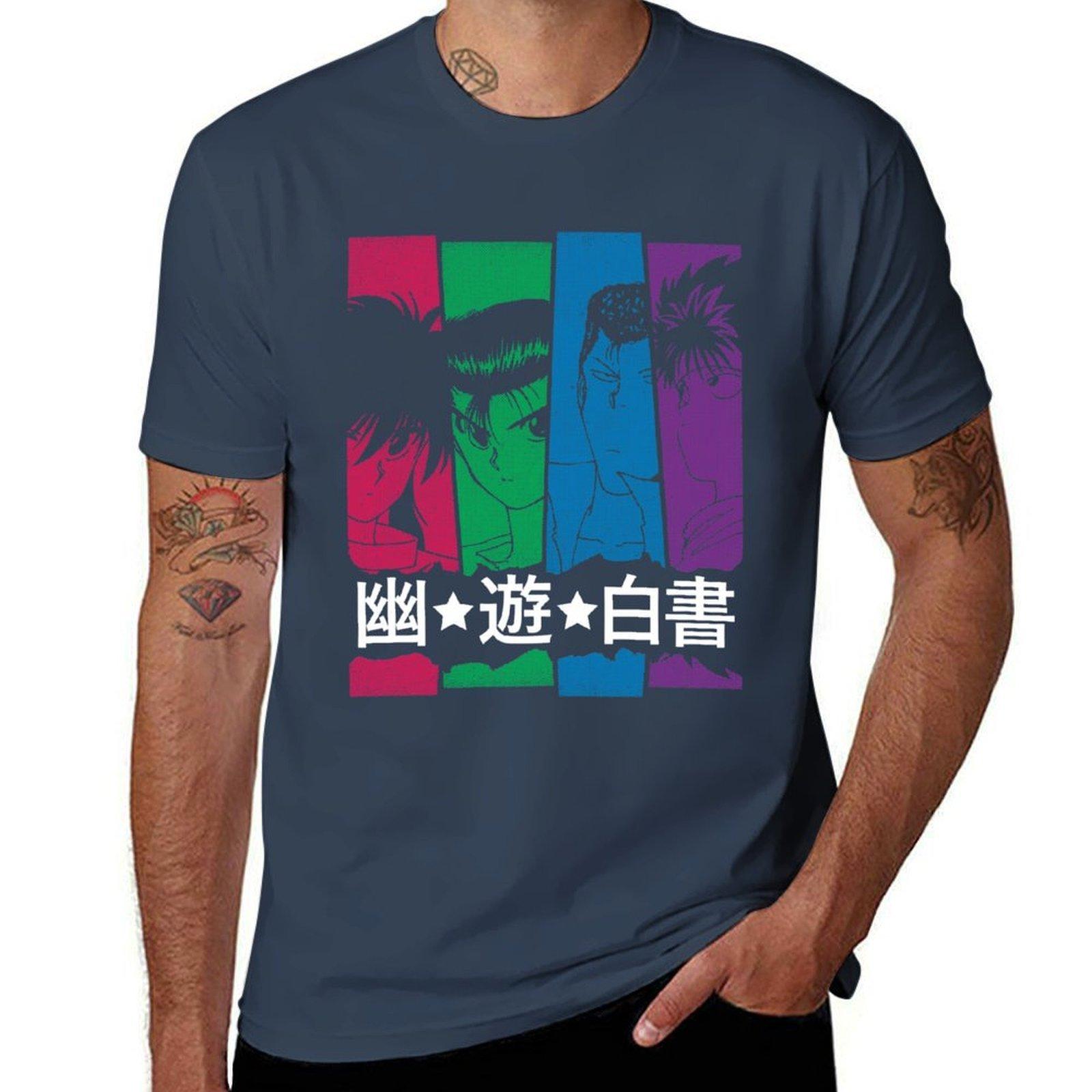 Yuyuhakusho (Dark) Tshirt Summer Holiday Casual Tee S