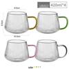 Handon 4-Pack Vertical Stripe Glass Cups