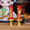 1 Pair Doll Accessories Playing House Scene Model 1:12 Scale Dollhouse Candle Holder Mini Dragon Phoenix Candlestick Kids Toy