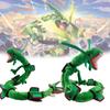 Premium 80cm Rayquaza Sky Dragon Plush Toy Short Plush Fabric With Pp Cotton Filling