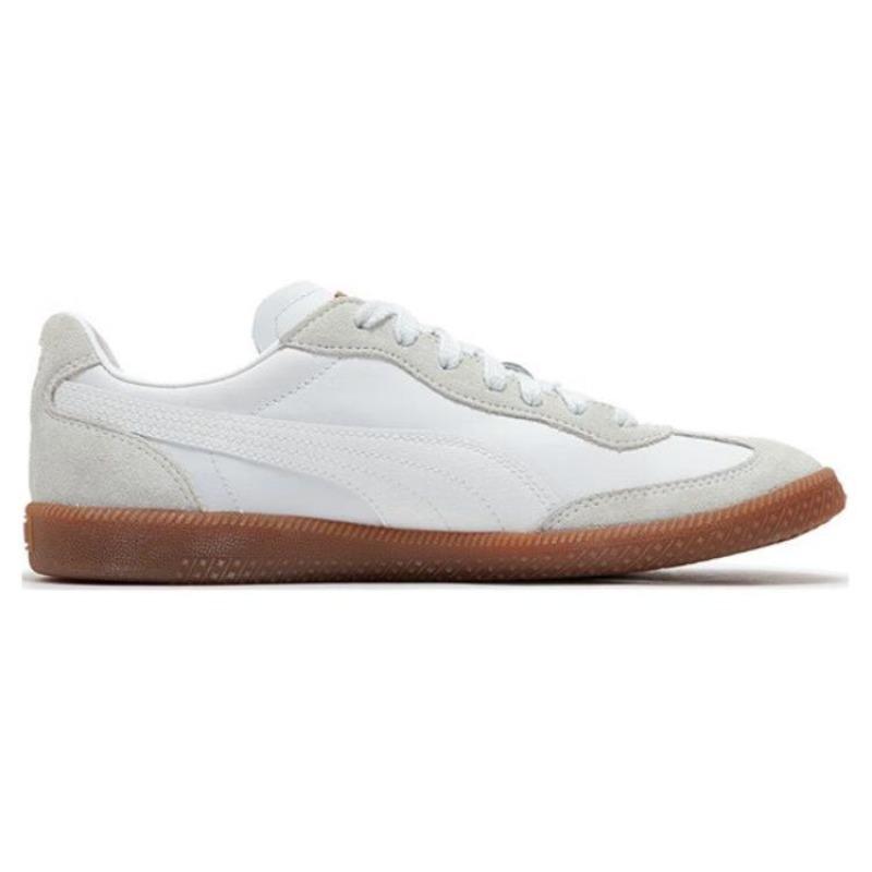 Puma Liga OG Unisex Leather Skate Shoes White Grey 356999-27