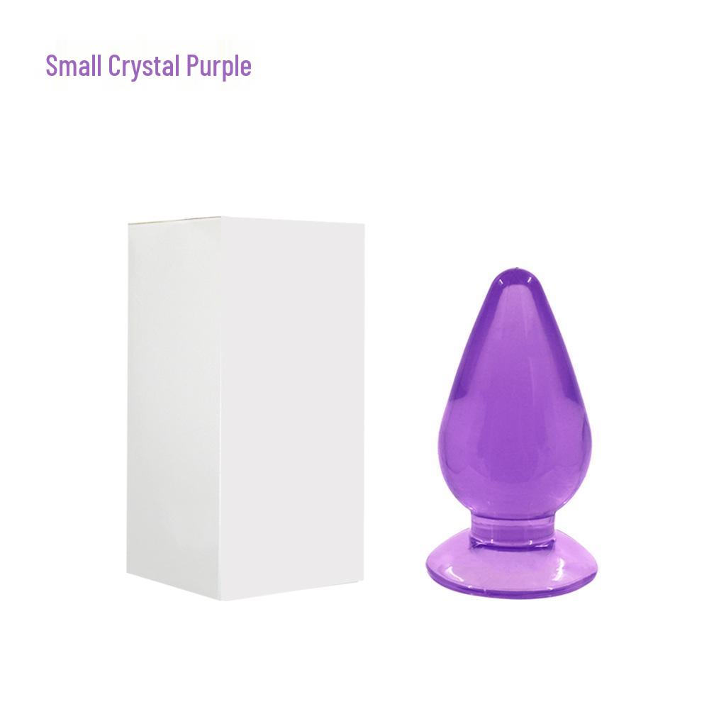 Jumbo Transparent Anal Plug Set: Large, Medium, Small High-Clear Beads