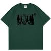 Harajuku Mens Clothing Streetwear Graphic Shadow Print TShirt Hip Hop Cotton Tee Summer Fashion Loose Short Sleeve Tshirt Goth