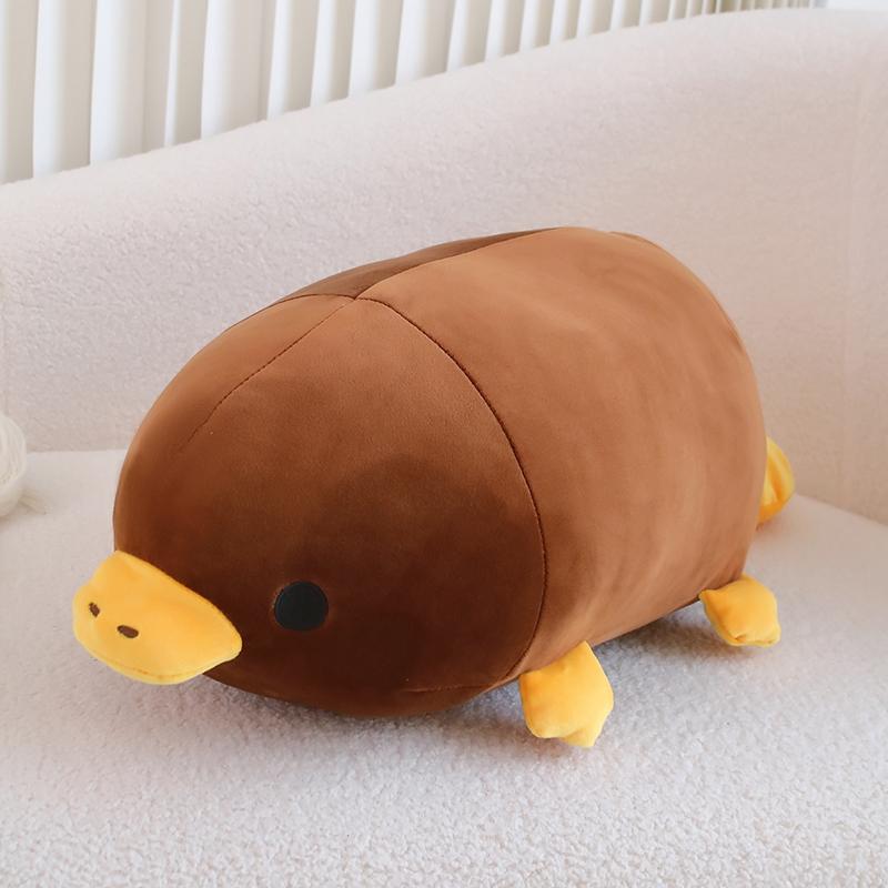Kawaii Lying Platypus Plush Toy Stuffed Soft Cartoon Animals Pillow Sofa Cushion Doll Birthday Gifts