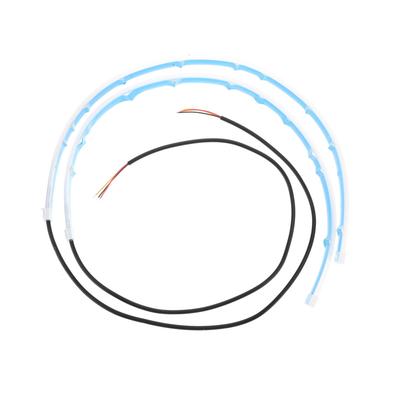 2pcs Flexible Running Lights Automotive Bulbs LED Bulbs Led-Tape Flexible Strip Strip Tube Epoxy Blue Iplusmile