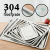 Shengjia 304 Stainless Steel Rectangular Serving Tray