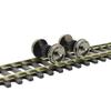 2 Pieces Ho Scale Wheels Upgrade Dc Wheel Set For 1:87 Model Trains Railroad Ho Gauge Wheels For Model Trains Diy Accessory