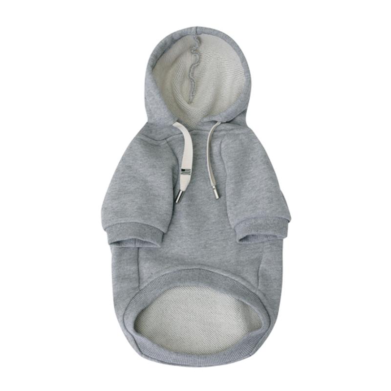 Williamsburg NewYorkCity Classic Logo Dog Hoodie_Melange Grey