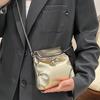Advanced Texture Silver Crossbody Bag 2026 New Versatile Chain Shoulder Bag Mobile Phe Bag Fashiable Mini Women's Small Bag