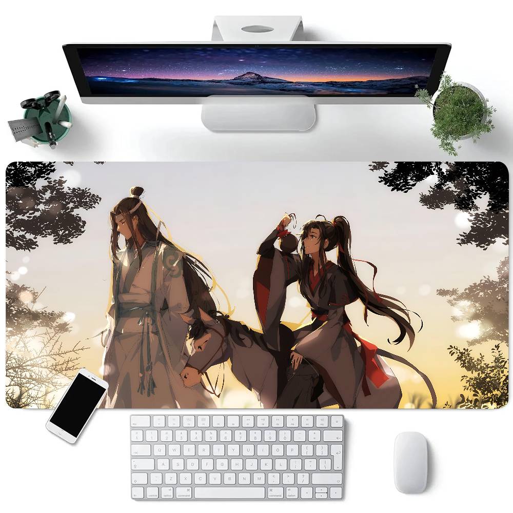 

Игровой коврик для мыши и клавиатуры MDZS, большой, с прошитым краем, резиновая основа, компьютерные и офисные аксессуары LE600x300x2mm