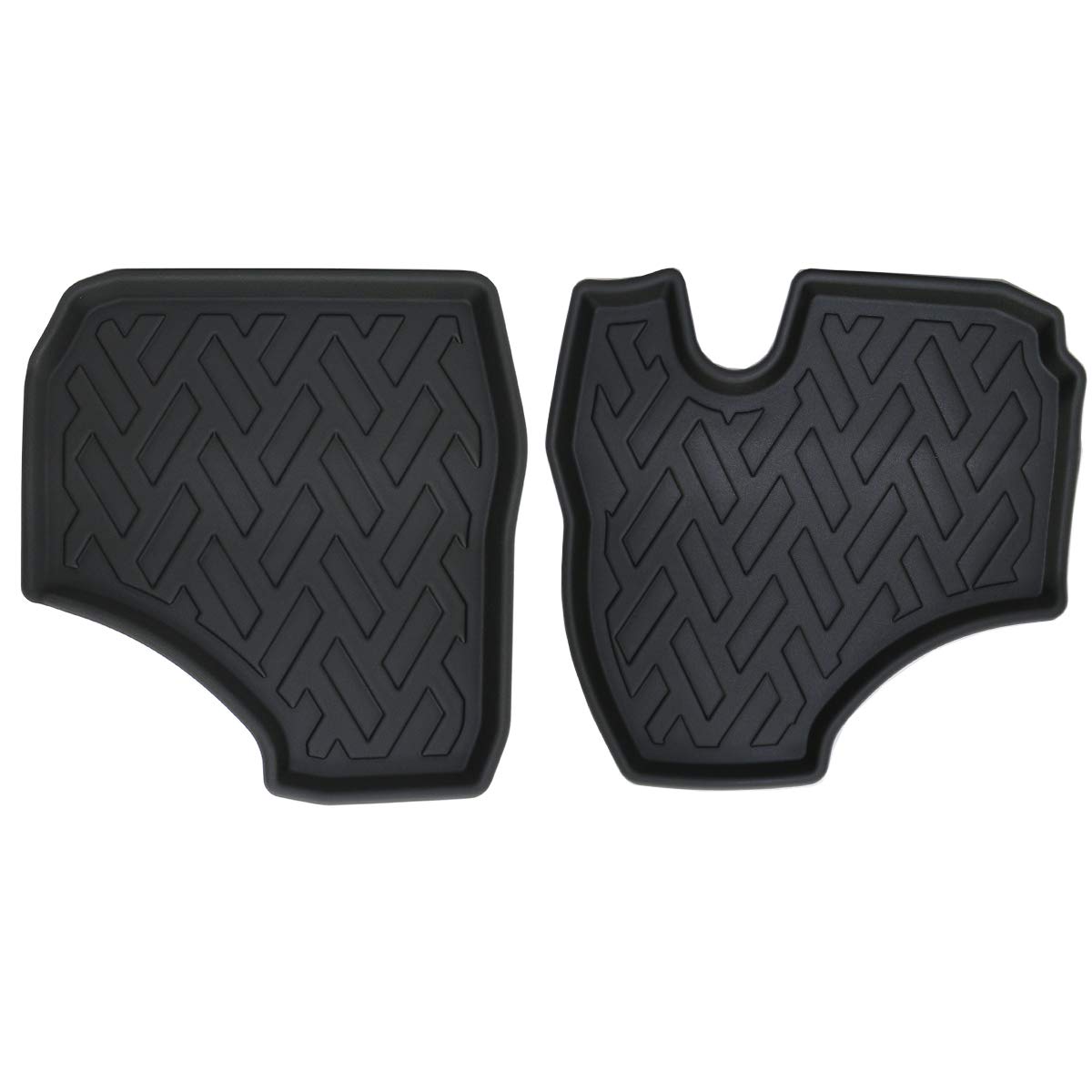 

SUZUKI Carry Truck DA16T 3D Rubber Floor Hard Driver and Passenger Front Waterproof Mats, Type, Seats, 2-Piece Set, чёрный