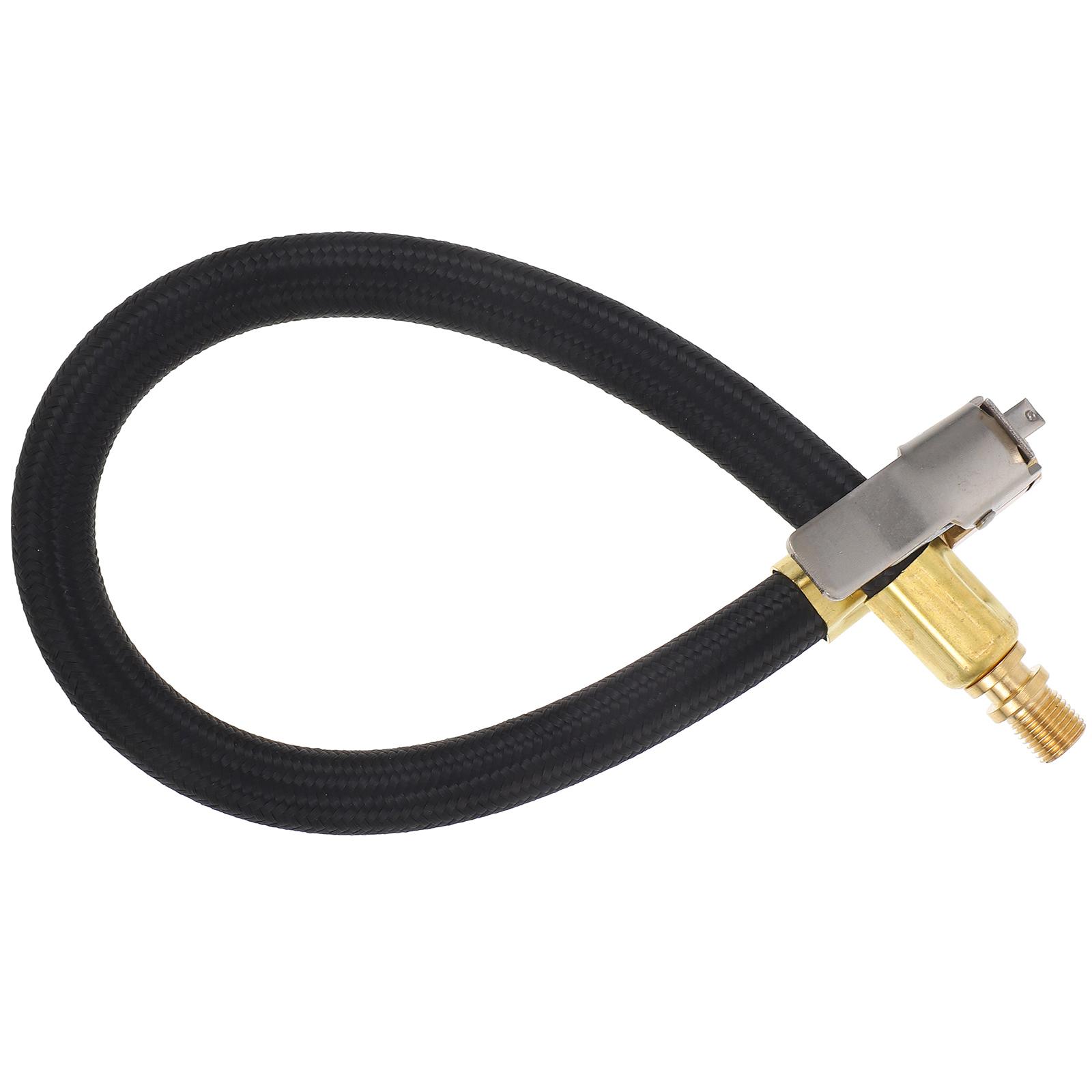 

Quick Inflation Tire Inflator Hose Extension Air Pump Accessories Copper Tube Valve Rubber Bike Car Pneumatic Tool Parts 31.00X1.20X1.20CM чорний