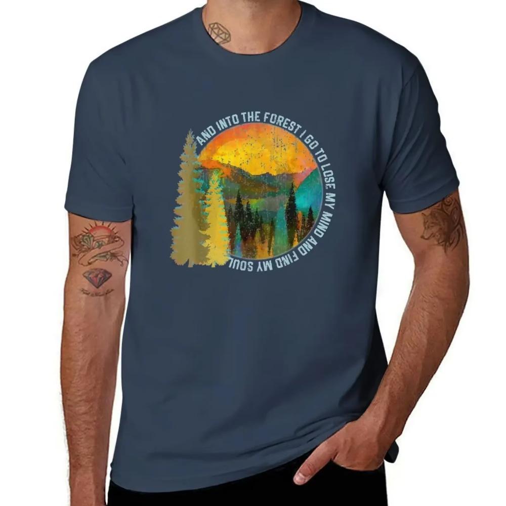 And Into the Forest I Go To Lose My Mind and Find My Soul John Muir T-Shirt Heavyweights New Edition Men's  T-shirt