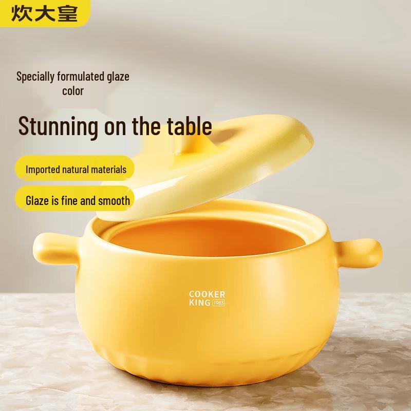 COOKER KING 3.5L Ceramic Stewing Clay Pot