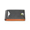 Men's RFID Anti-theft Carbon Fiber Leather Bifold Wallet