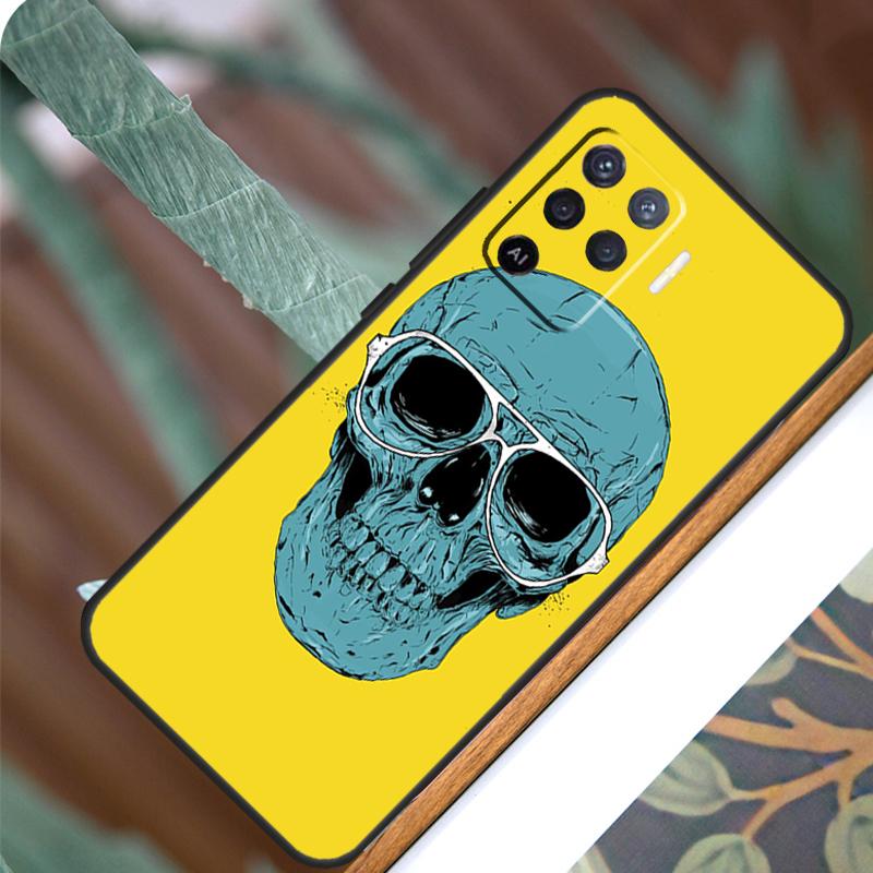 

Gothic Skull For OPPO A57 A57S A77 A5 A9 A53 A52 A72 A96 A76 A16 A54 A74 A94 A38 A58 A78 A15 A17 Case OPPO A78 5G