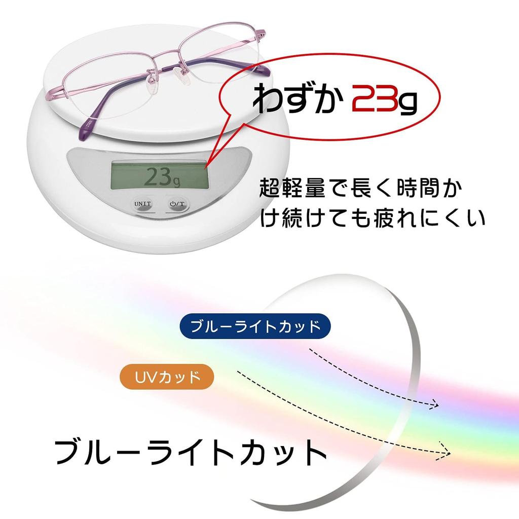 Reading Blue Light Easy to Reading Aspheric UV for Reading and Computer Use [CEETOL] Glasses, Blocking, Stylish, Bifocal, Progressive, Use,
