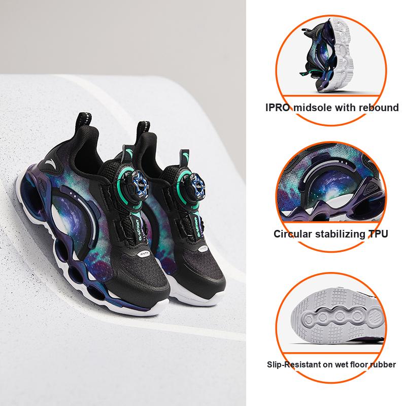 Anta Kids Energy Ring 10.0 Comfortable Versatile Fashion Fitness Test Non-Slip Wear-Resistant Low-Top Running Shoes Kids running shoes 312449901-4