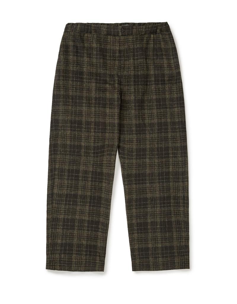 MMLG [Mmlg] Plaid Easy Pants (Brown)