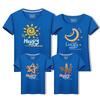 Premium Cotton Matching Summer T-Shirts for Family - Short Sleeve Outfits for Parent and Child