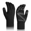 Mahann Knitted Wool Blend Touchscreen Winter Gloves