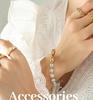 European-Inspired Pig Nose Freshwater Pearl & Titanium Steel Bracelet