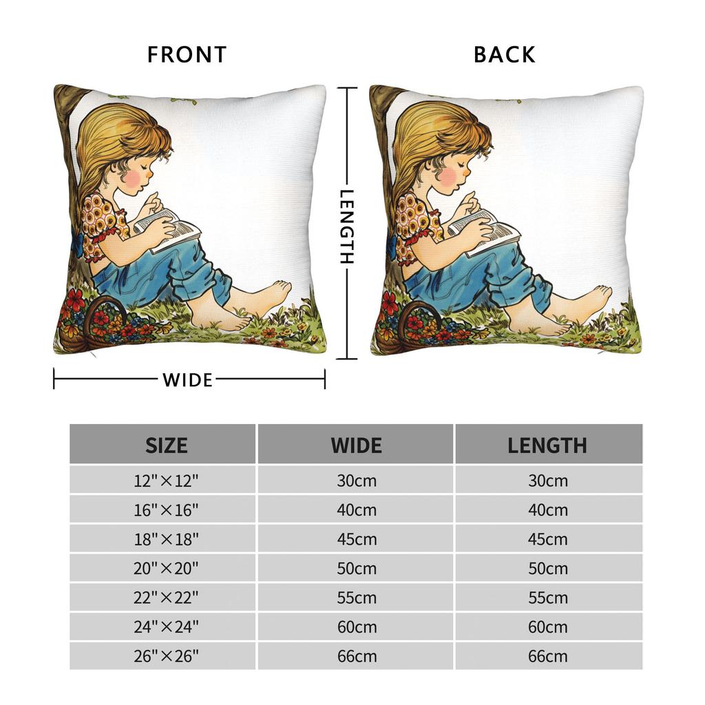 Art Sarah Kay Swing Girl Pillow Cover Comfy Cushion Cover Funny Pillow Case For Office Car Home Decor
