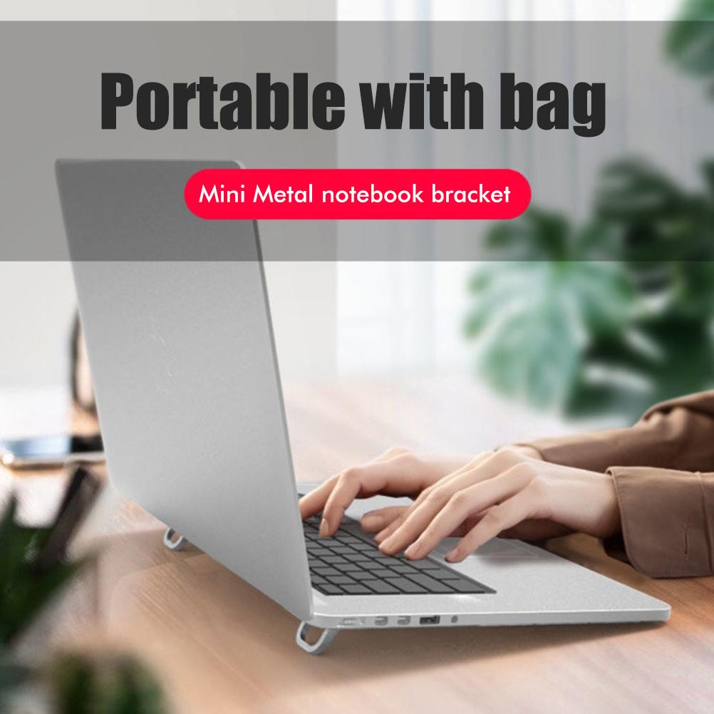 2Pcs Portable Laptop Stands for Desk Keyboard Riser Mini Universal Computer Holder Stands
