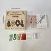 DIY Christmas Beaded Ornament Craft Set 1 Set Handmade Decor Making Kit with Gift Box for Holiday Home Xmas Tree Decor