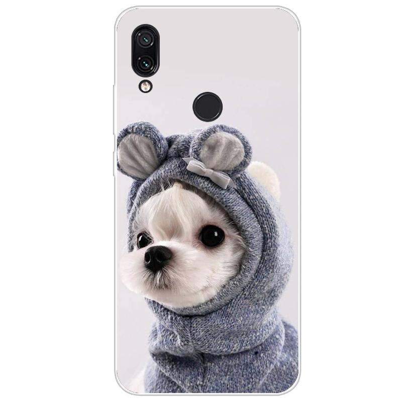 For Xiaomi Redmi Note 7 Case Flower Animal Cover Silicone Case For Redmi Note 7 Pro Note7 Bumper Shockproof Phone Case Coque