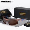 Royalhot Men Women Polarized Aloy Rectangle  Frame Sunglasses  Driving Sun Glasses Shades Oculos Masculino