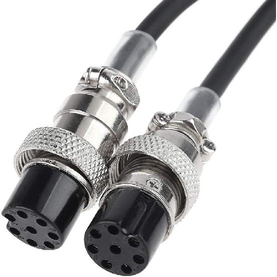 8Pin Female to 8 Pin Female Aviation Microphone Mic Cable for Transceiver MC-60 MC-60A MC-90 TS-2000