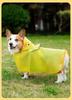 Waterproof Dog Raincoat with Belly Protective Band for Small Medium Dogs Adjustable Pet Rain Jacket for Corgi Teddy Shiba Inu Schnauzer
