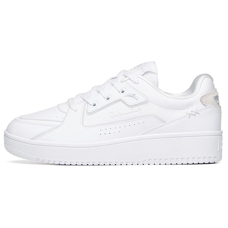 

Anta Life Collection Platform Slip Resistant Low top Skateboard Shoes Men s White Silver 912218066-2 40