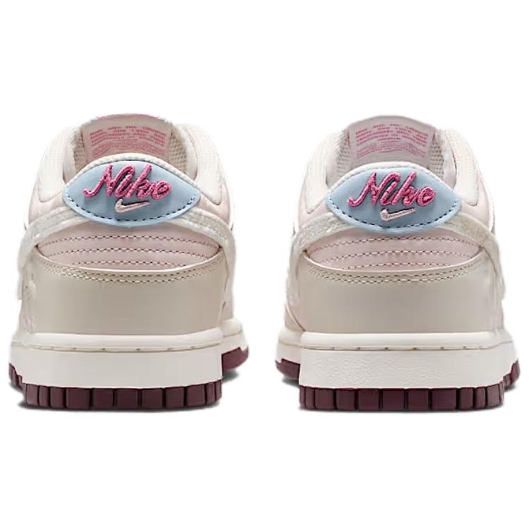 Nike Scarpe Skateboard Dunk Low top Donna Beige Rosa IQ1145-610