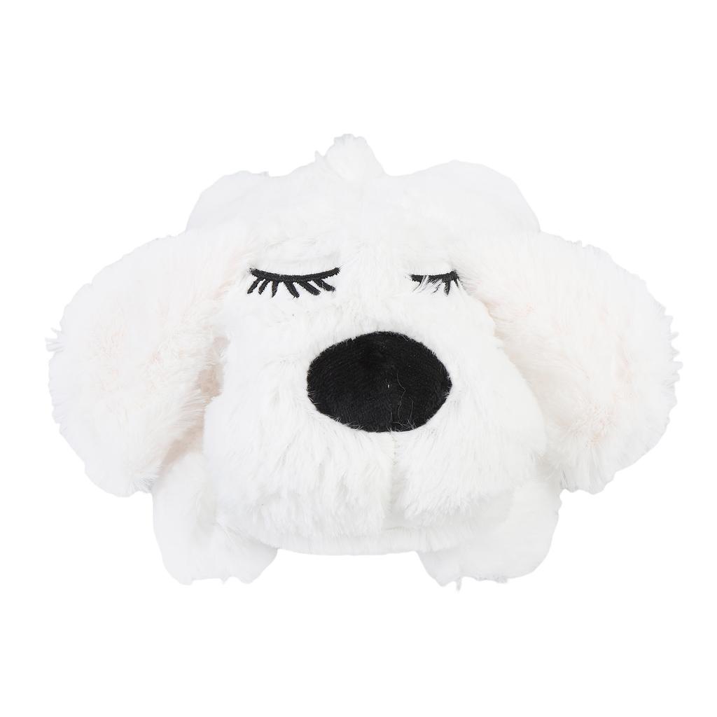 Heartbeat Puppy Toys Interactive Stuffed Animal Heartbeat Plush Toy for Pet Behavioral Sleep Calming Aid