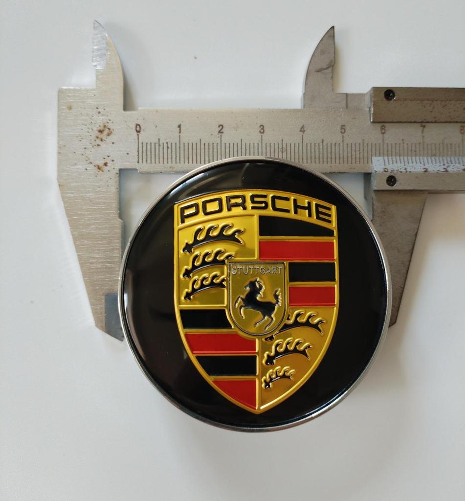 Porsche Cayenne/Macan/Panamera/718/Taycan/911 Radnabenkappe Farbiges Aufkleber