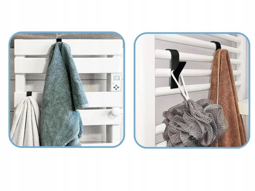 Black Radiator Hook 2 pcs (360)