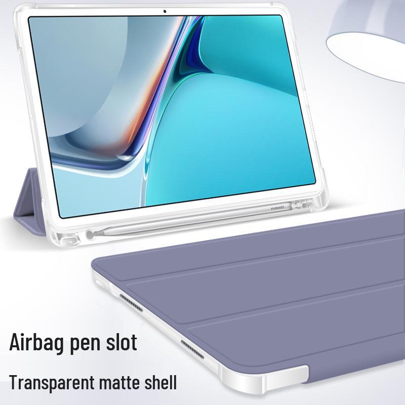 Huawei MatePad 11.5S Protective Case, Transparent TPU Soft Shell with Pen Slot for Honor X9 MagicPad