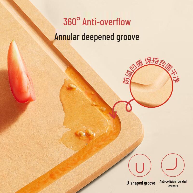 Formaldehyde-Free Antibacterial Pine Fiber Cutting Board Set