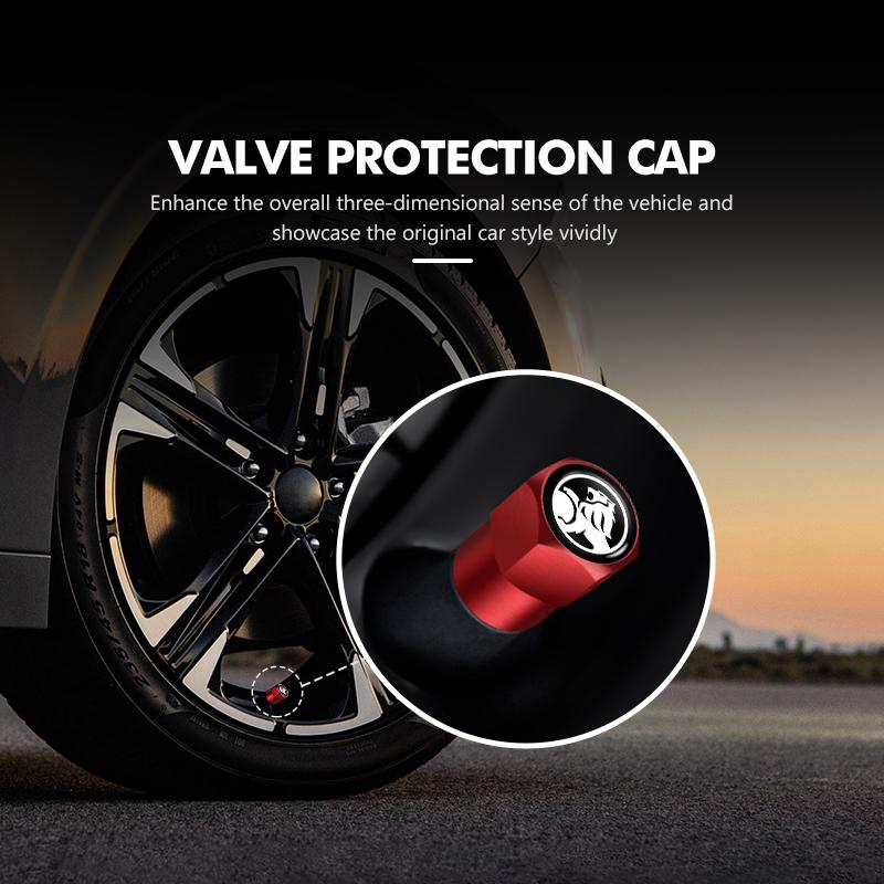 4PCS Car Tire Stem Valve Cap Airdust Waterproof Wheel Tire Valve Rim Stem Cover For Holden Colorado Captiva Commodor VY VZ HSV