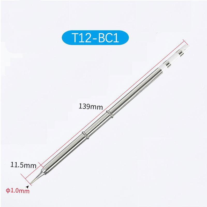 T12 Series Soldering Iron Tip High Accuracy Multi-use Replacement Fit for Hakko FX951 Electric Soldering Station