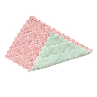 Absorbent Cleaning Cloth Super Powerful Reusable Double Side Microfiber Rag Dry Wet Dual Use