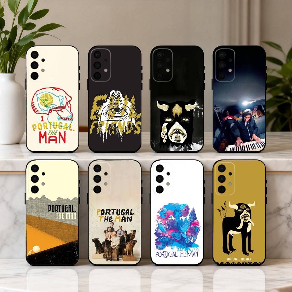 COOL P-Portugal. T-The Man BAND Handyhülle Für Samsung Galaxy A73,A72,A71,A70,A53,A52,A51,Andere Weiche Schwarze Hülle