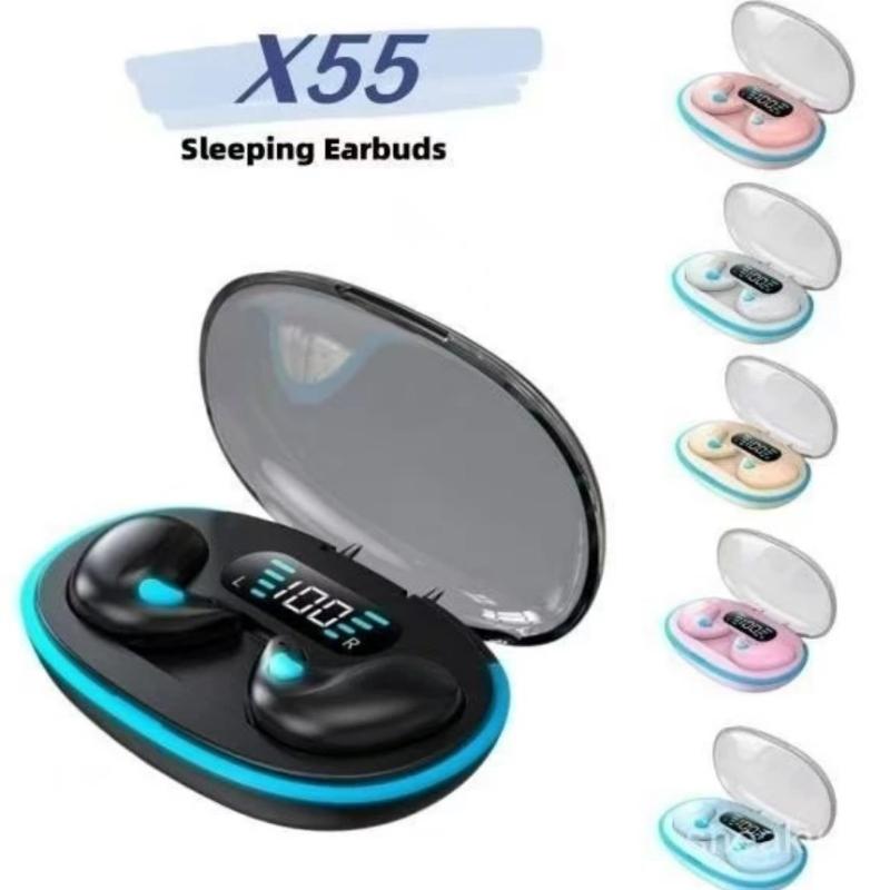 Mini Wireless Bluetooth Earphones With Free Freebie Bt5.3 Sleeping Earbuds Stereo Sport Headset
