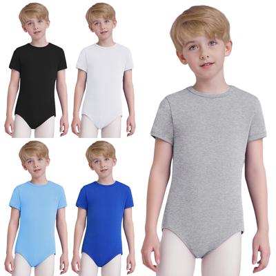 Jungen Adaptive Kleidung Rundhals Kurzarm Body Druckknöpfe Schrittdesign Spezialbedarf Outfit
