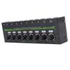 Headphone Amplifier 8 Channel Low Noise Portable Stereo Amplifier with RGB Light for Studio Family K