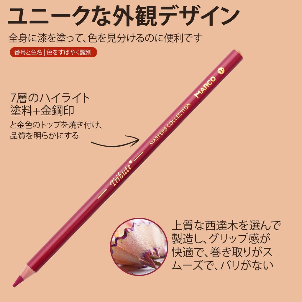 Marco Professional Colored 160 Adult Coloring Book Set 10 Includes Premium Over 100 Vibrant 10 Layers of Master Iron Gift Set for 3300 160 Colors