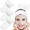 Hair Strap with Adjustable Fastener Tape Comfortable Velvet Cloth Fast Absorption Makeup Bathing Dressing Exercise Hair Band