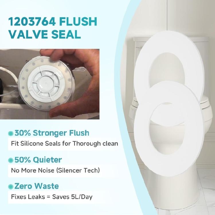 4pcs Soft Silicone Seal Toilet Washer Rubber Flushes Valves Seal Washer Household Bathroom Accessories